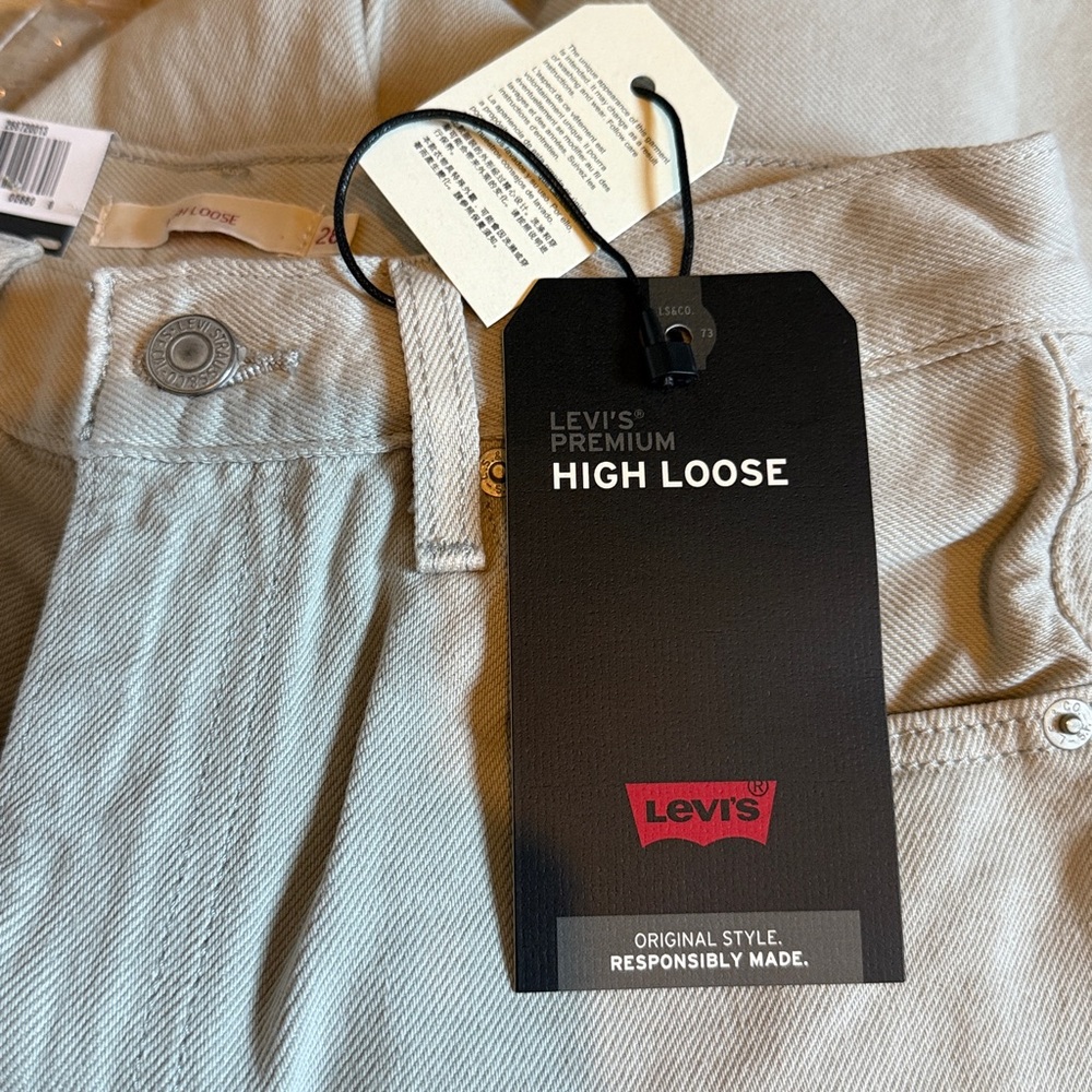 Levi’s High Loose - Grey size 26 - Picture 2 of 5
